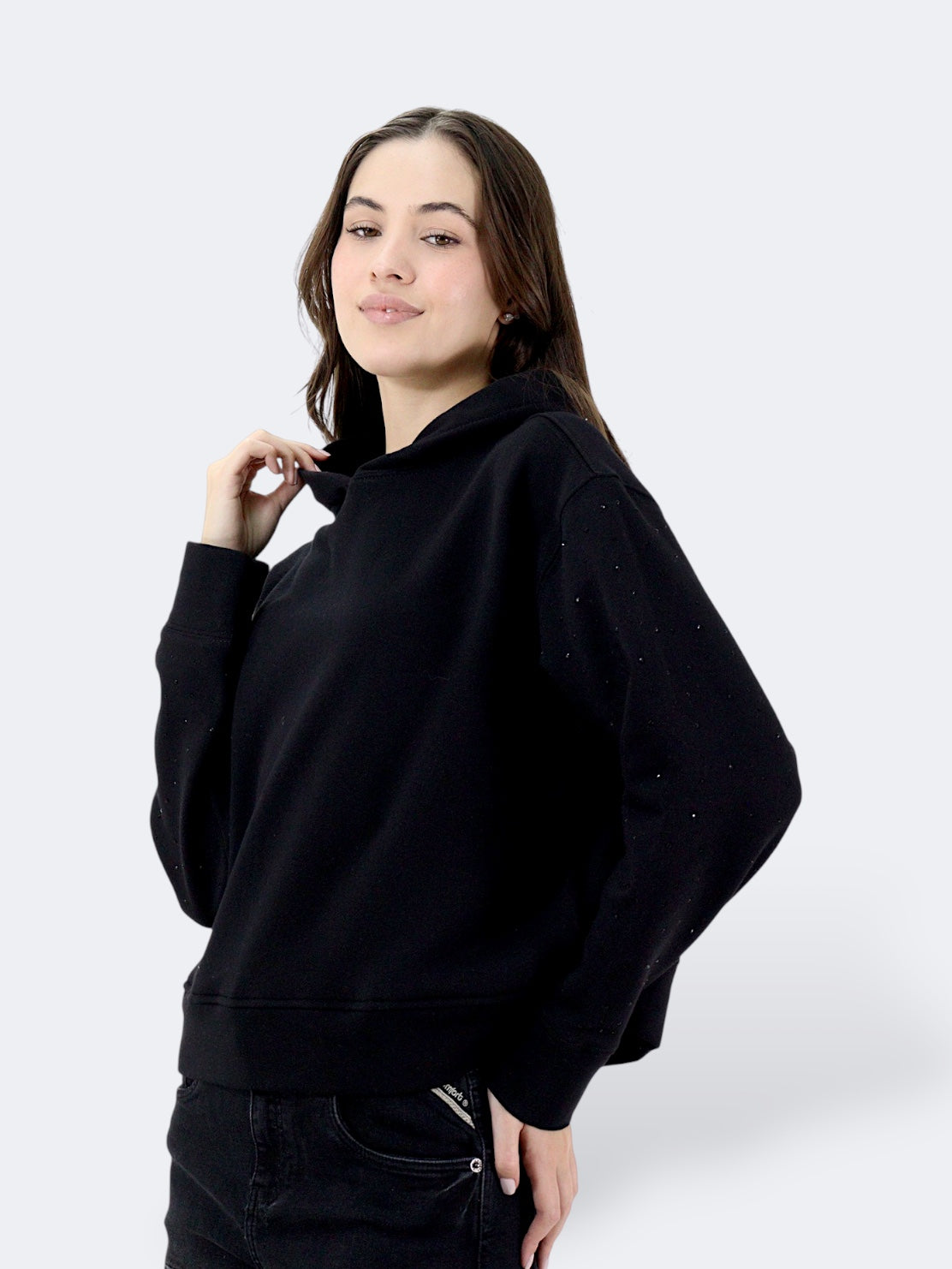 Sudadera Cerrada Brillos
