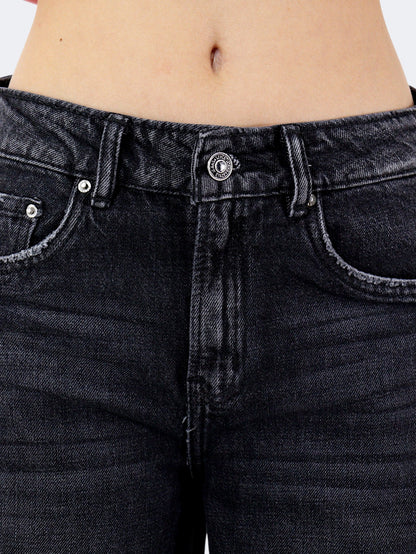 Jeans Wide Leg-Tiro Alto