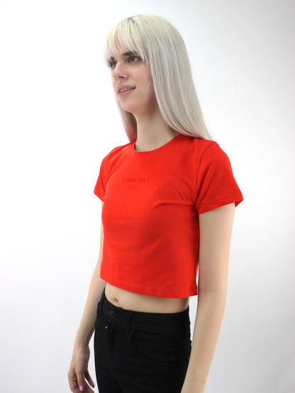 Playera slim size de color rojo (NUEVA TEMPORADA)