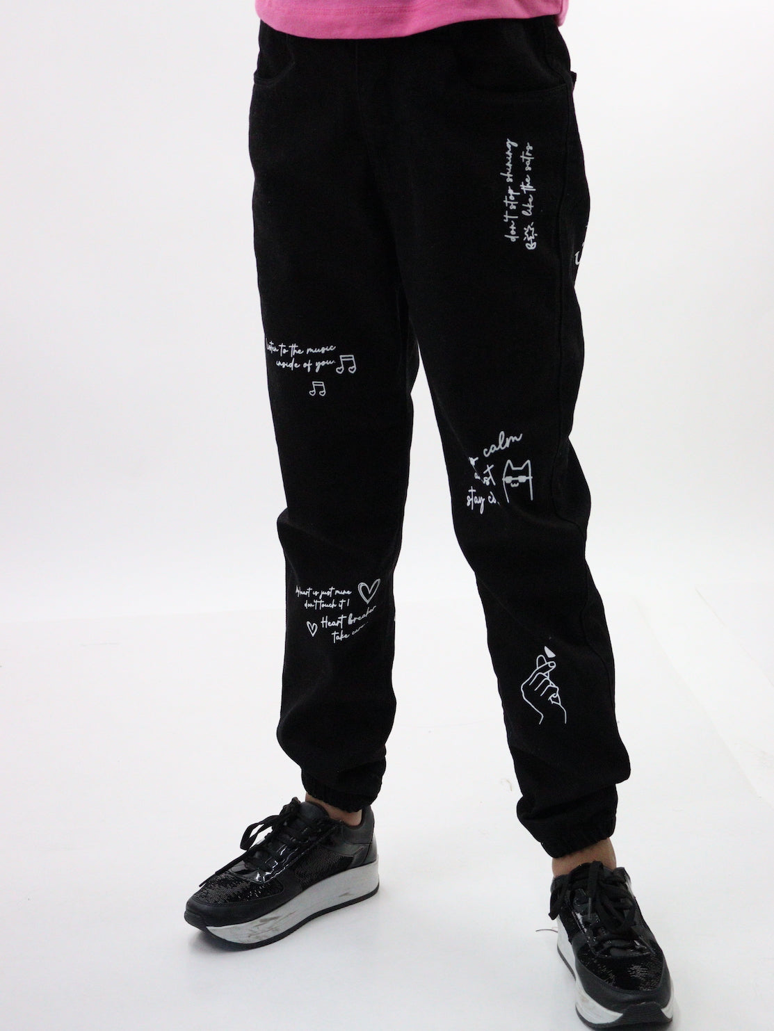 Jogger denim con estampado edición especial (NUEVA TEMPORADA)