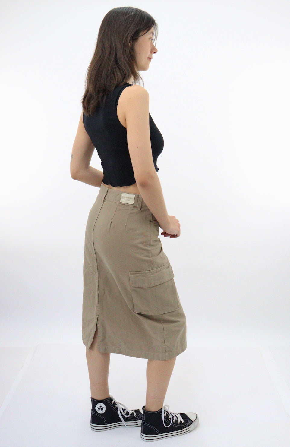 Falda cargo de color khaki (NUEVA TEMPORADA)