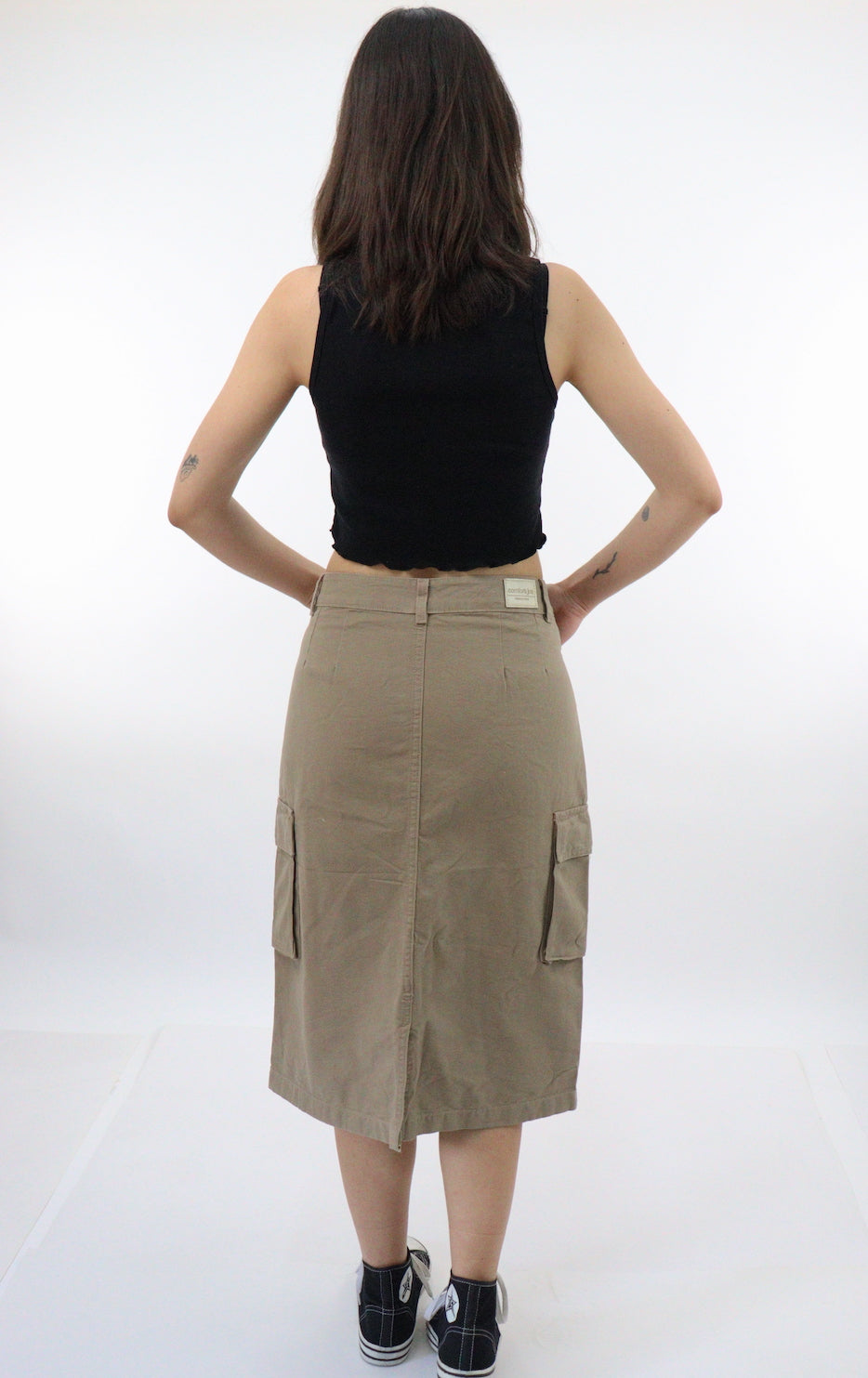 Falda cargo de color khaki (NUEVA TEMPORADA)