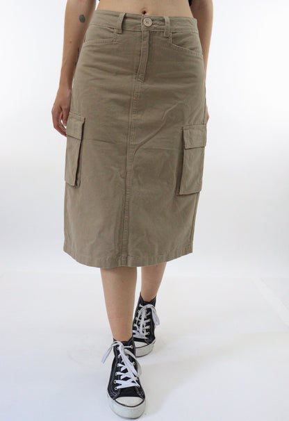 Falda cargo de color khaki (NUEVA TEMPORADA)