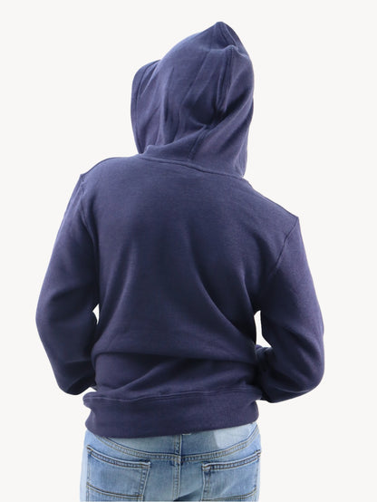 Sudadera abierta con capucha azul grisáceo (NUEVA TEMPORADA)