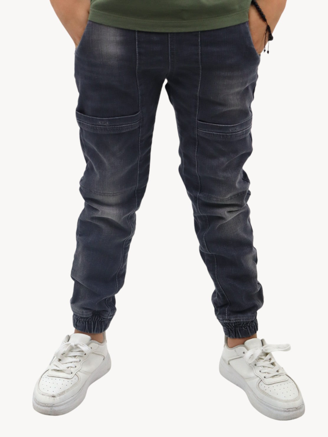 Jogger denim de color gris oscuro (NUEVA TEMPORADA)