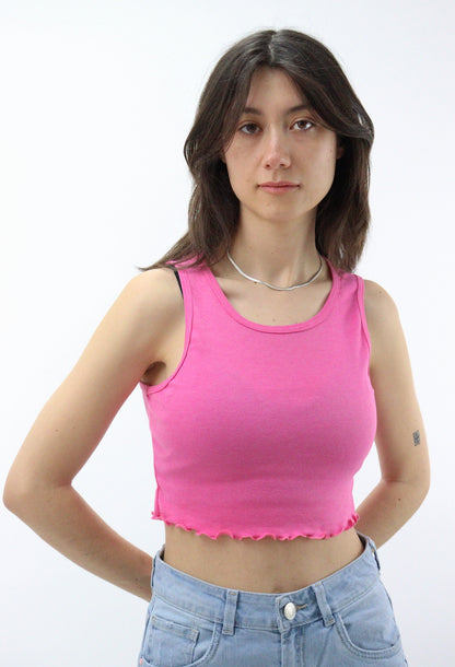 Playera tank de color rosa (NUEVA TEMPORADA)