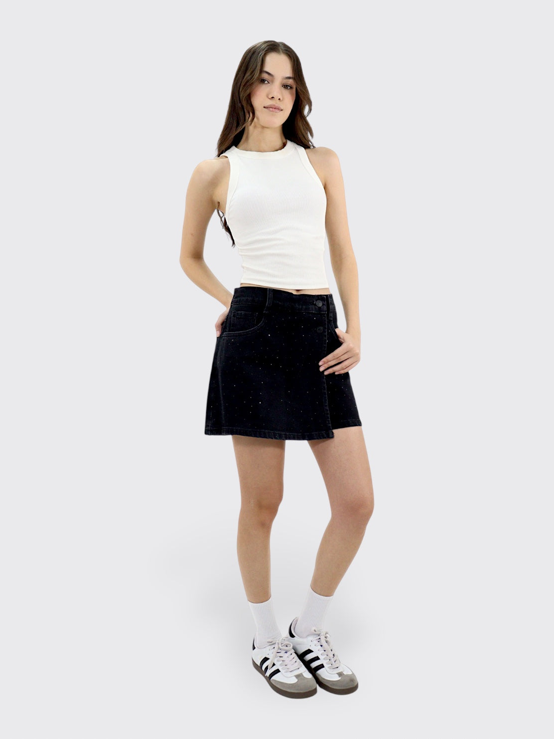Short Falda Brillos