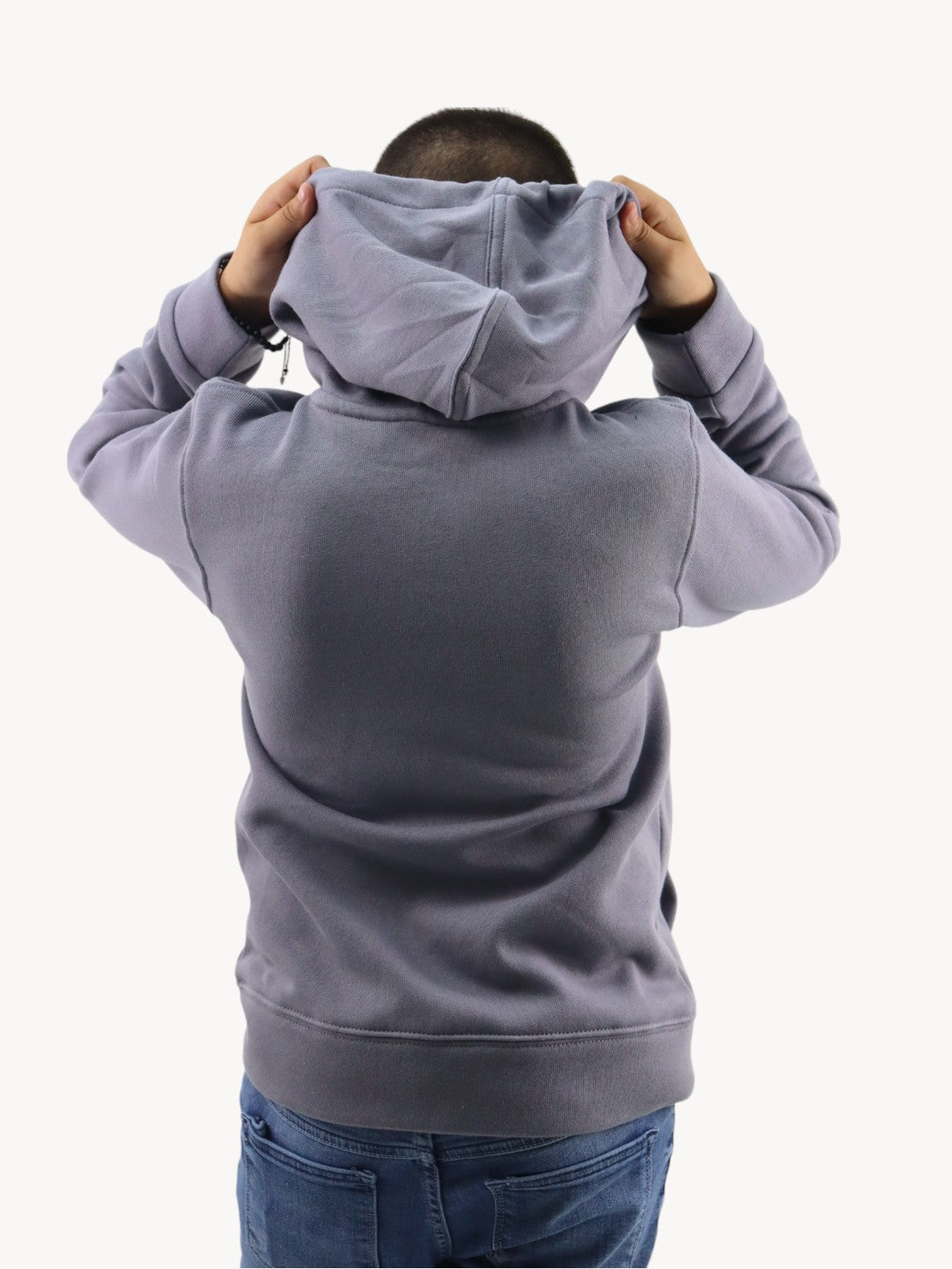 Sudadera abierta con capucha de color gris (NUEVA TEMPORADA)