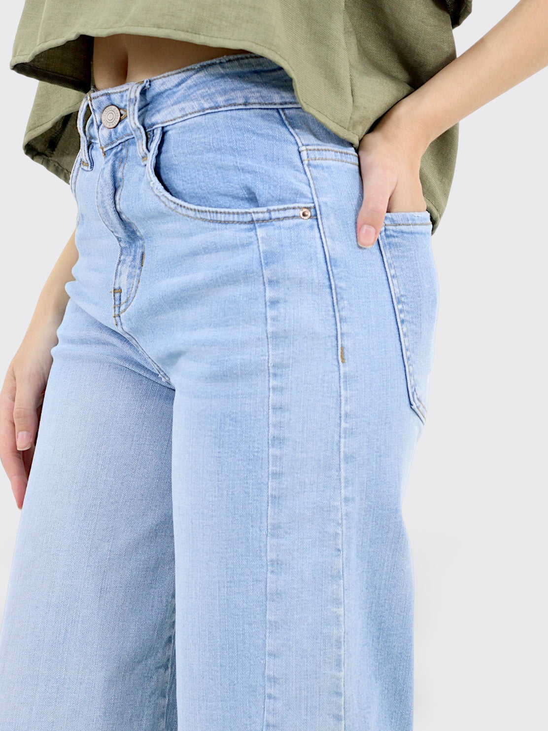 Jeans Wide-Tito Alto