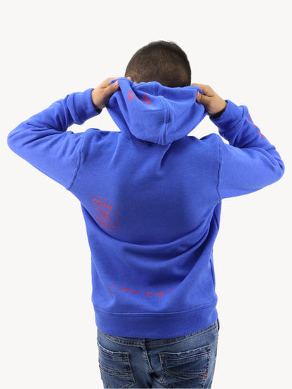 Sudadera cerrada con capucha azul (NUEVA TEMPORADA)