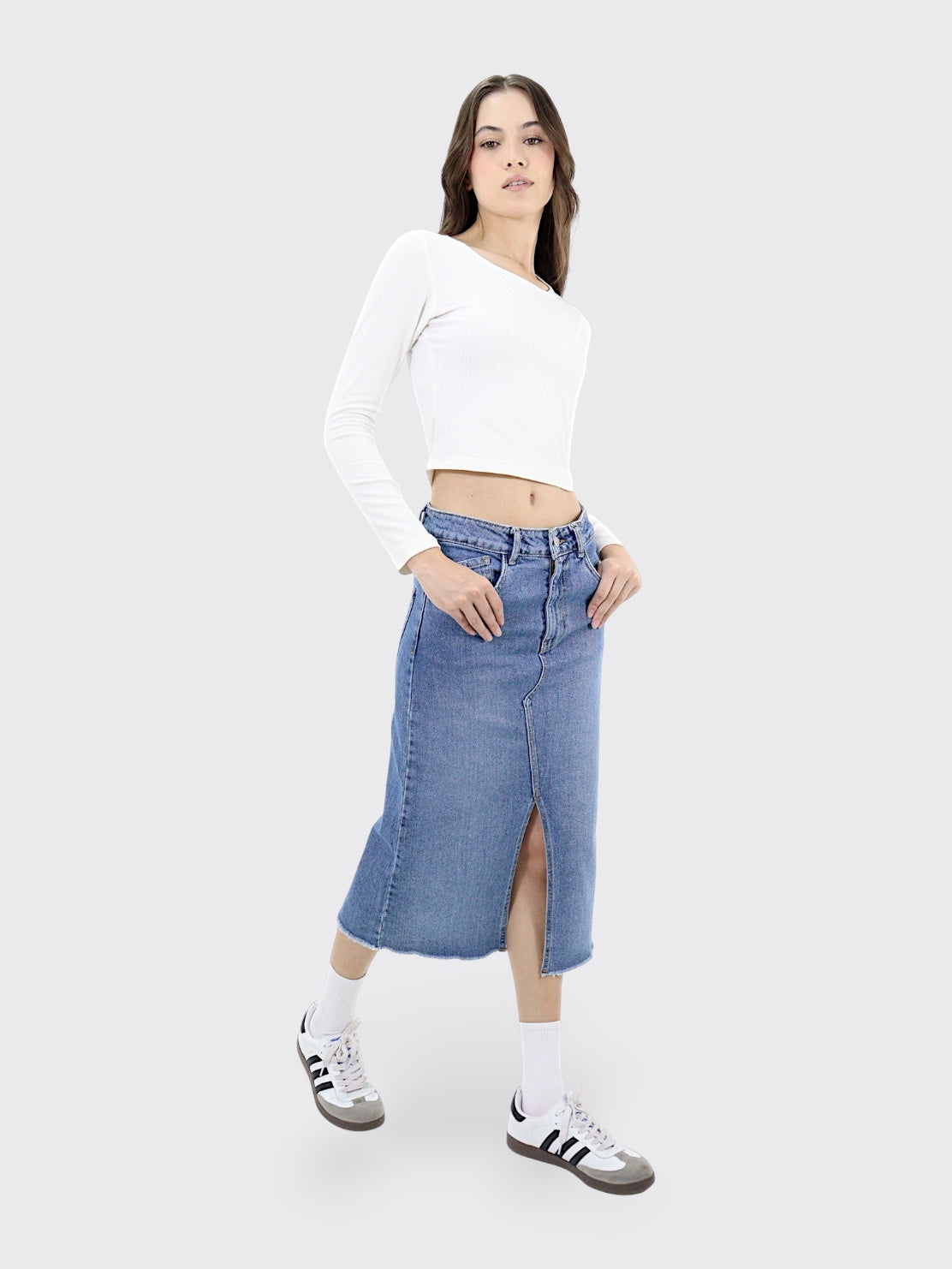 Falda Midi