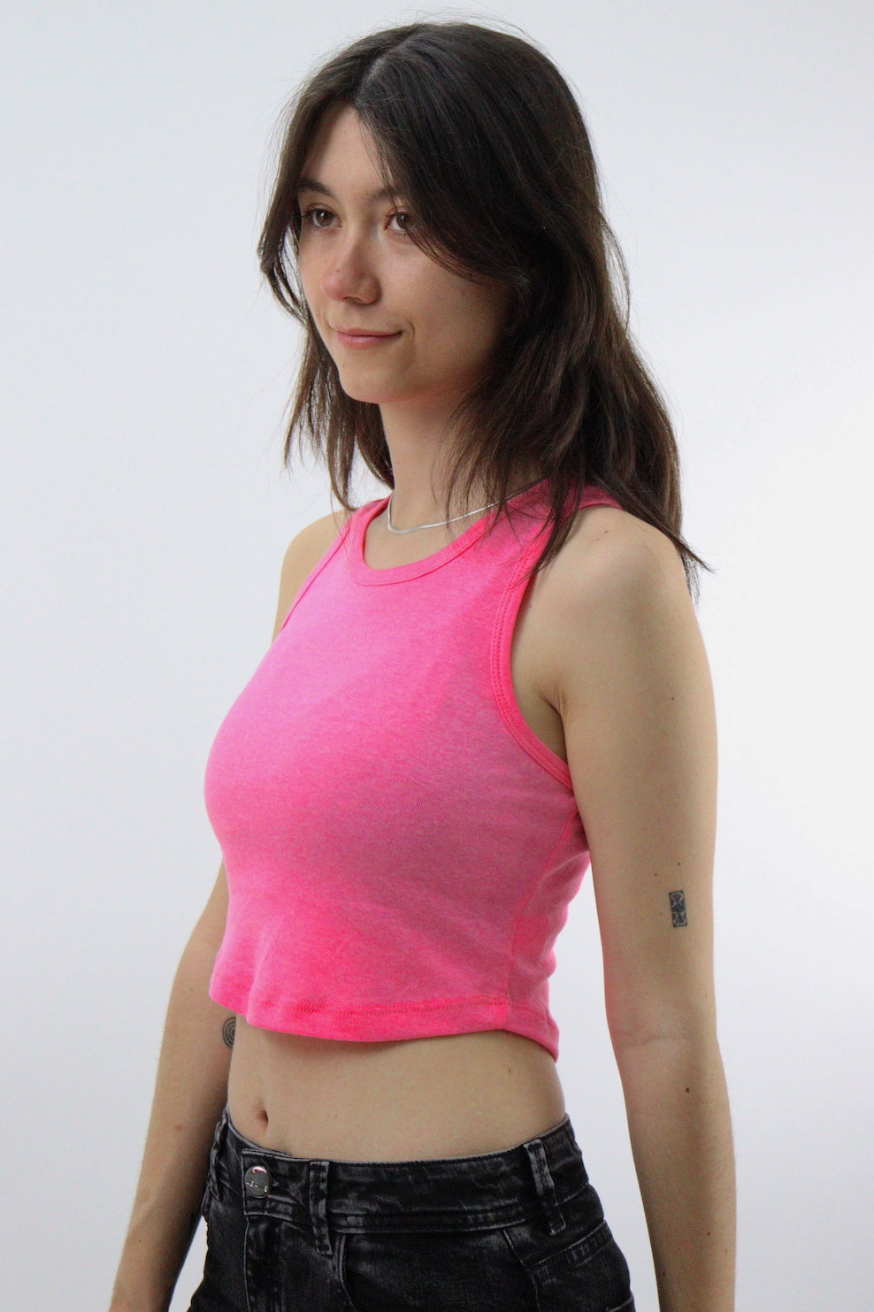 Playera tank de color rosa neón (NUEVA TEMPORADA)