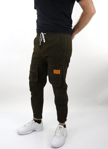 Jogger cargo de color verde militar (NUEVA TEMPORADA)