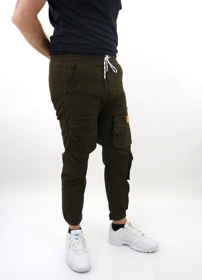 Jogger cargo de color verde militar (NUEVA TEMPORADA)