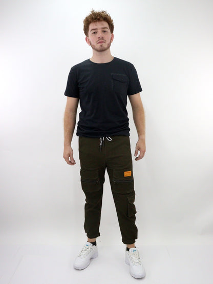 Jogger cargo de color verde militar (NUEVA TEMPORADA)