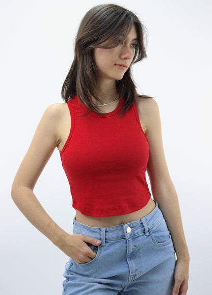 Playera tank de color rojo (NUEVA TEMPORADA)