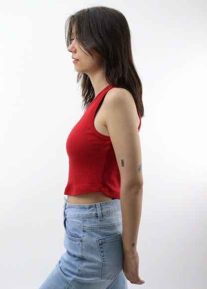 Playera tank de color rojo (NUEVA TEMPORADA)