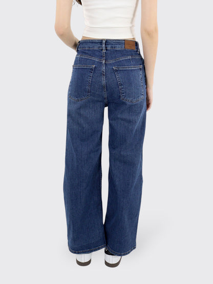 Jeans Wide-Tiro Alto