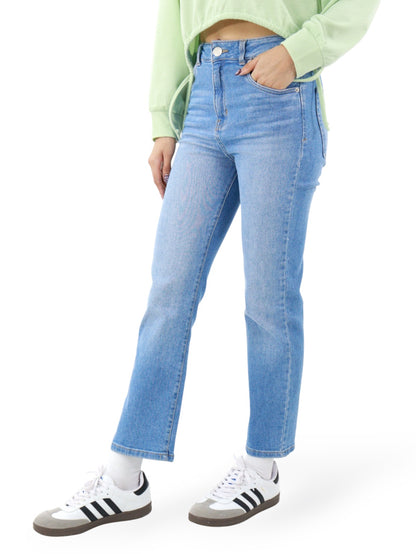 Jeans Recto-Tiro Alto