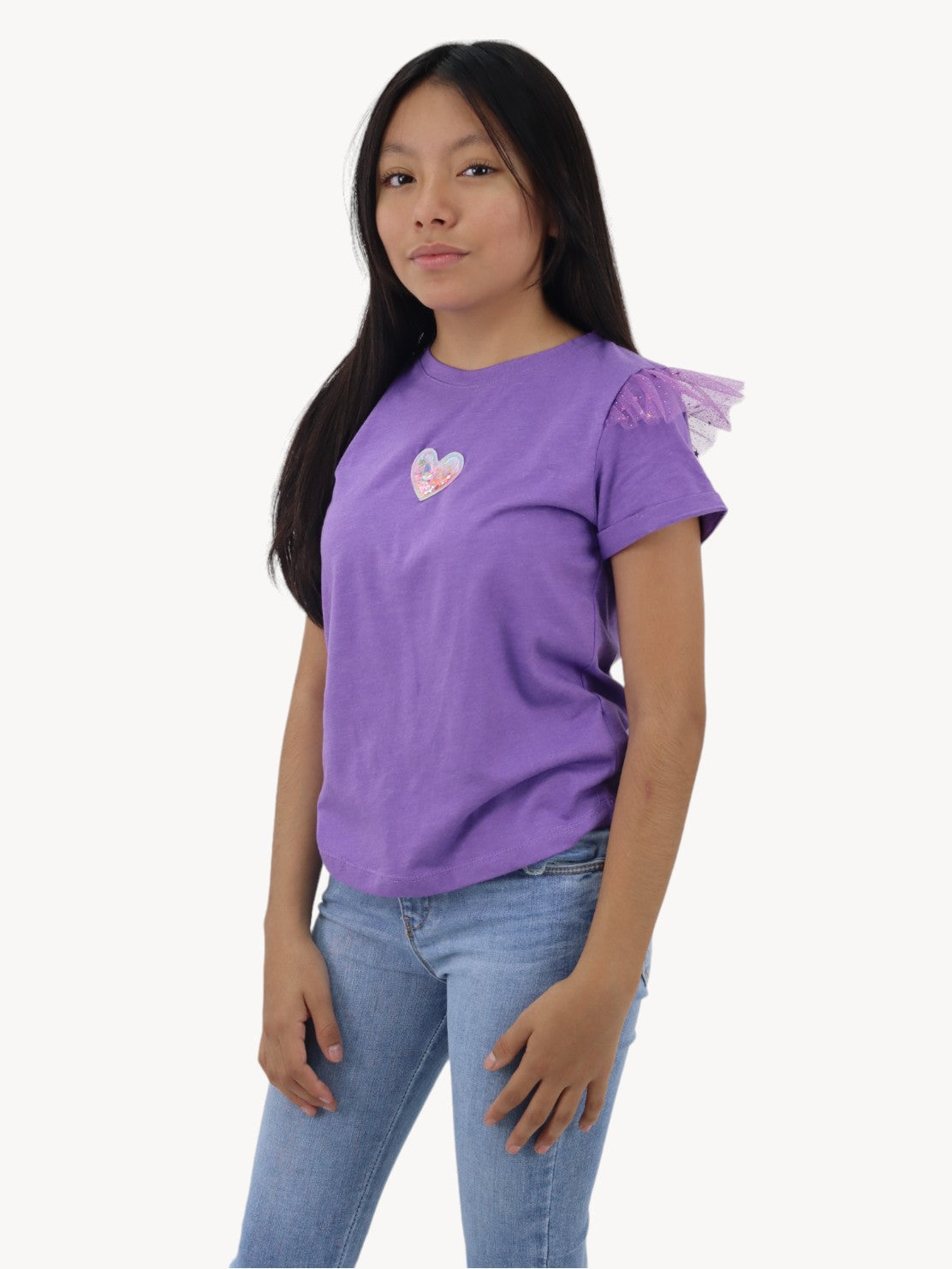 Playera manga corta con diseño de corazón (NUEVA TEMPORADA)