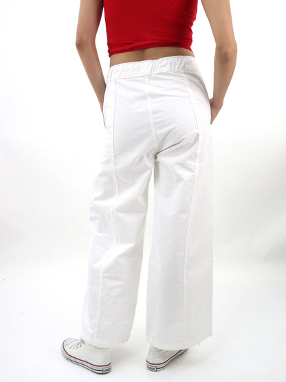 Pantalón parachute de color blanco (NUEVA TEMPORADA)