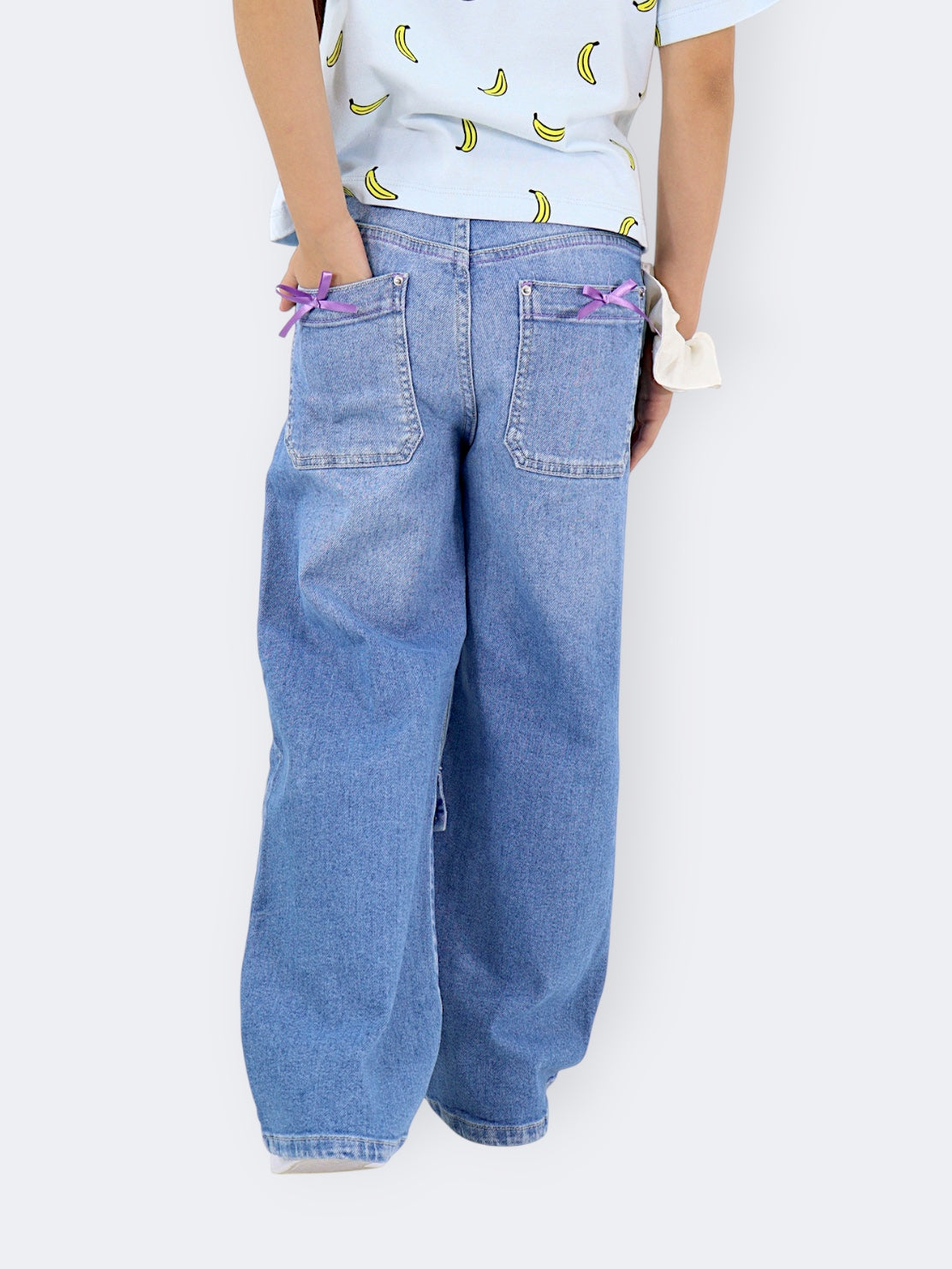 Jeans Wide Leg Cargo