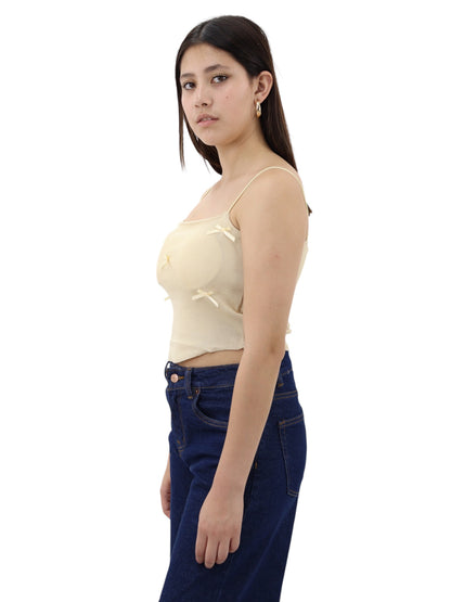 Blusa tank coquette