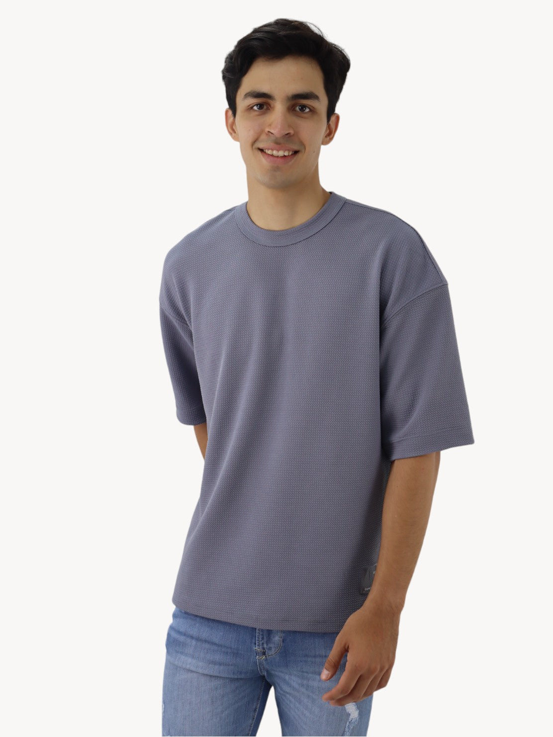 Playera oversize de color gris (NUEVA TEMPORADA)