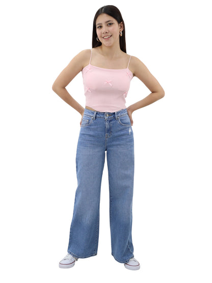 Blusa tank coquette