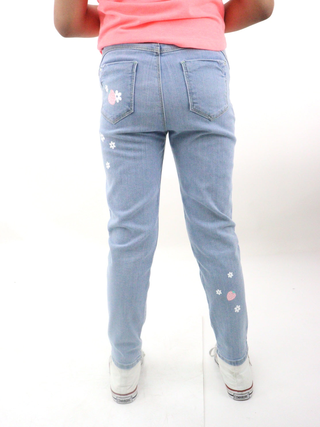 Jeans mom clasic con print floral (NUEVA TEMPORADA)