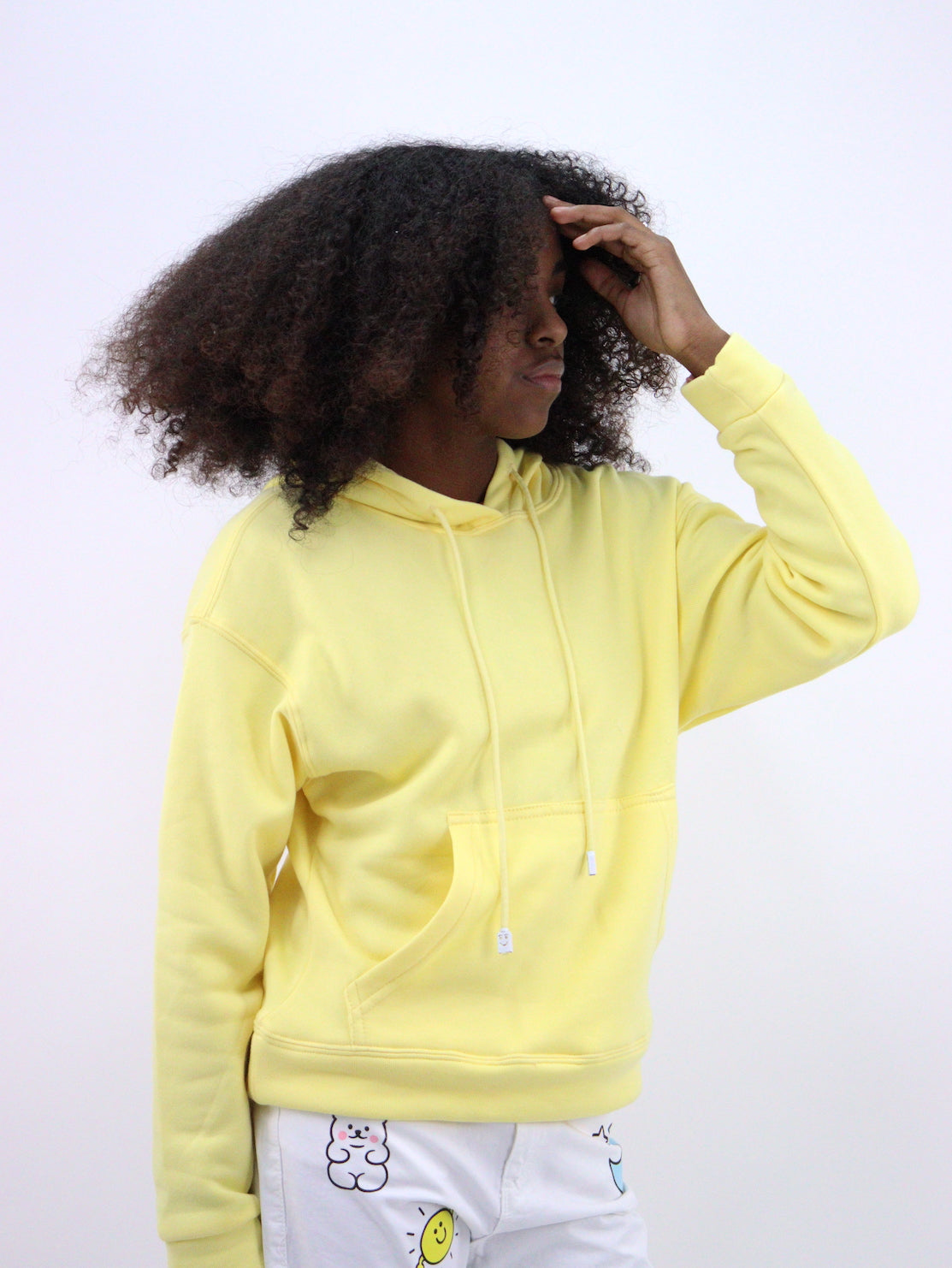 Sudadera con capucha de color amarillo (NUEVA TEMPORADA)