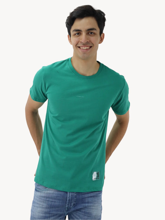 Playera manga corta de color verde (NUEVA TEMPORADA)