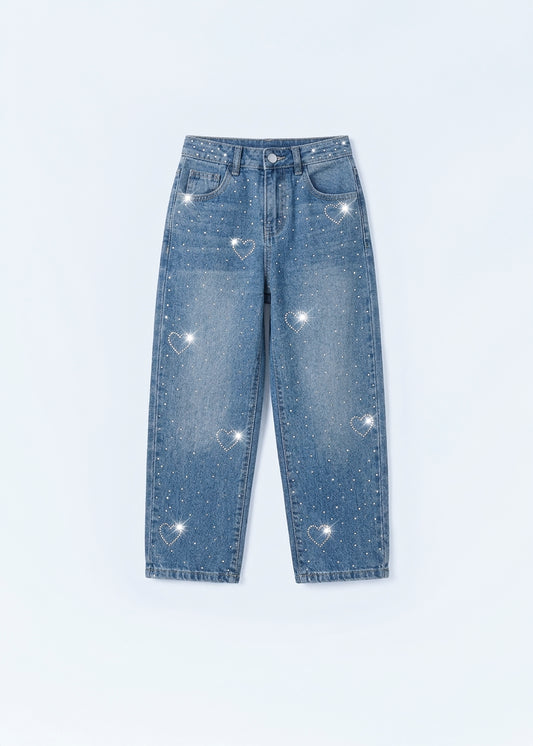 Jeans Wide Brillos