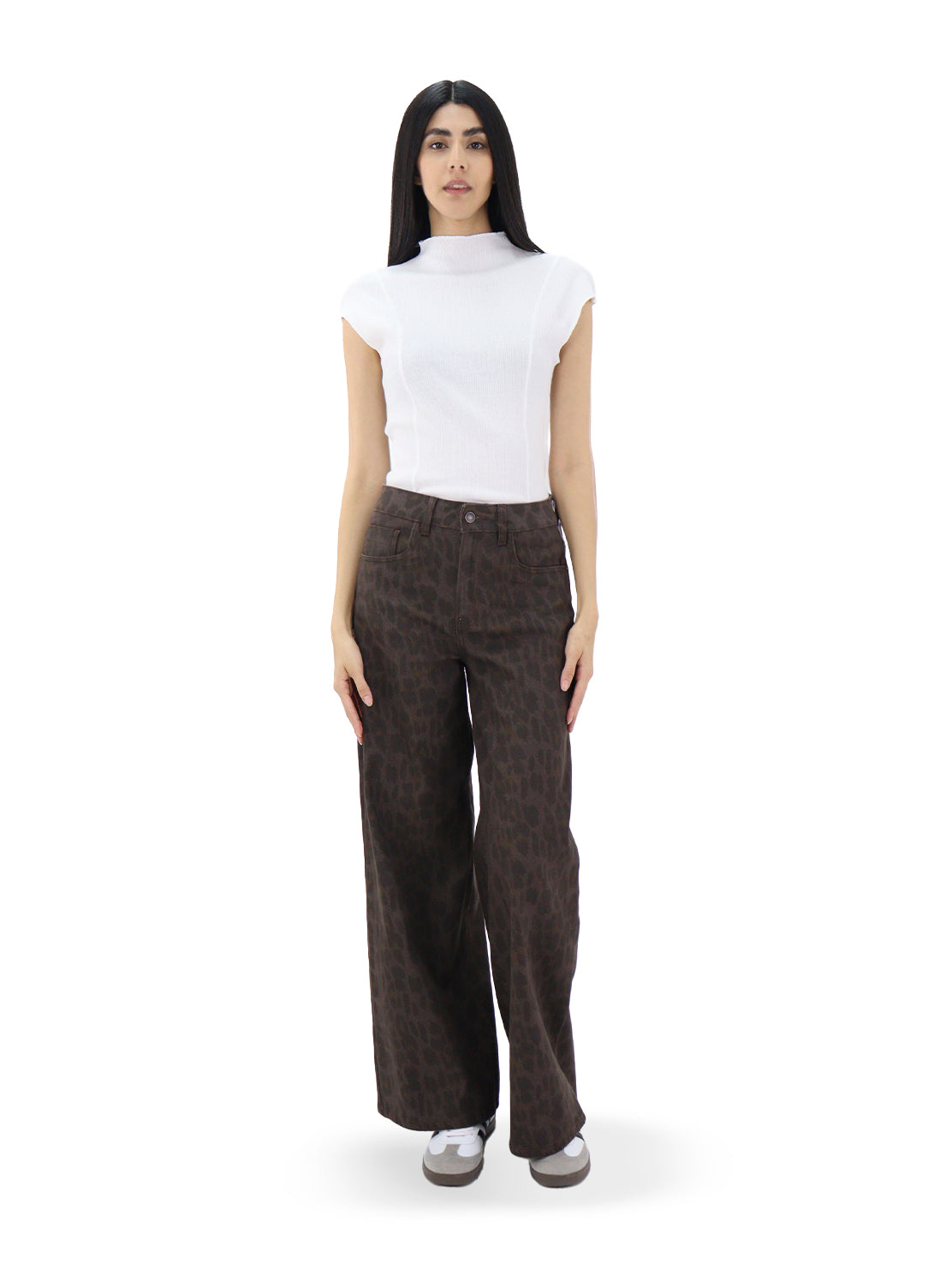 Pantalón Animal Print Super Wide