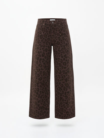Pantalón Animal Print Super Wide
