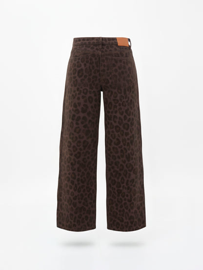 Pantalón Animal Print Super Wide