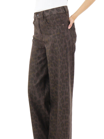 Pantalón Animal Print Super Wide