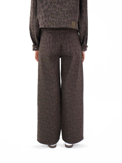 Pantalón Animal Print Super Wide