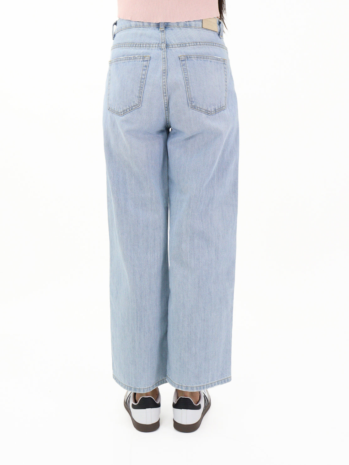 Jeans Wide-Tiro Alto