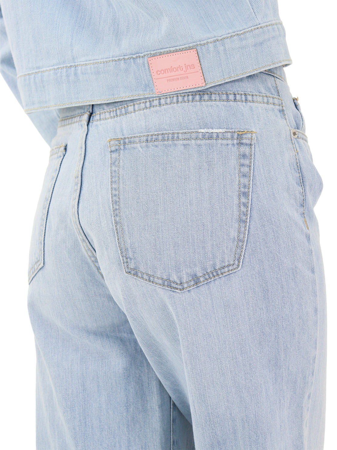 Jeans Wide-Tiro Alto
