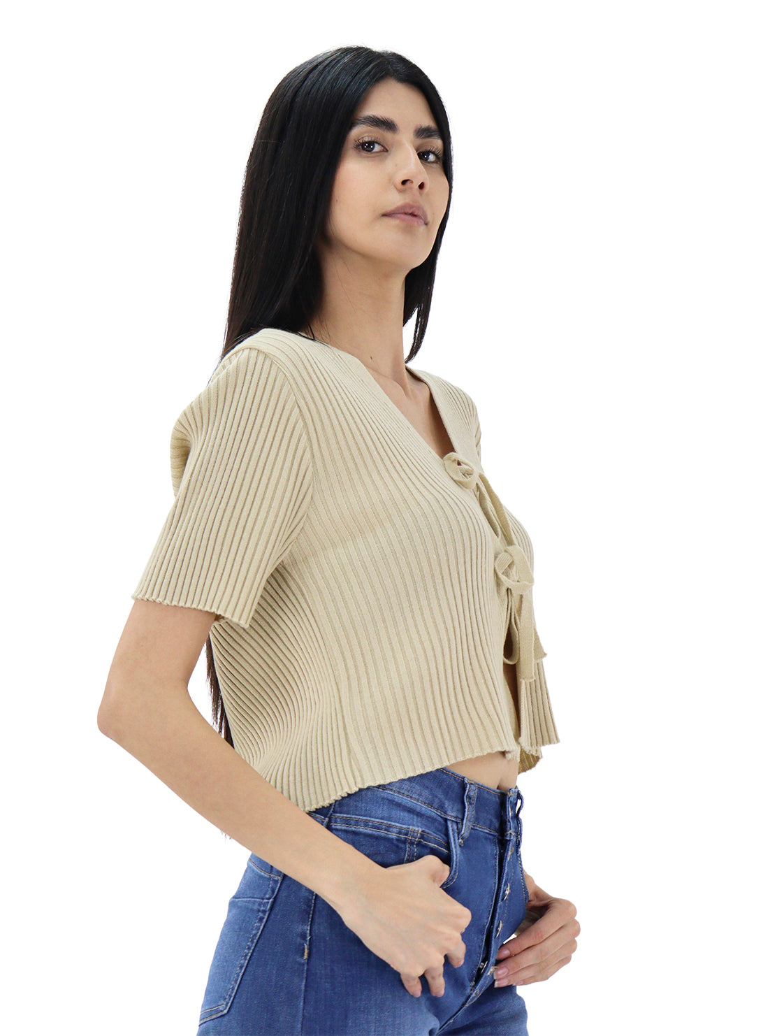 Blusa con cordón
