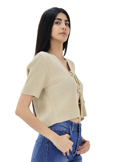 Blusa con cordón