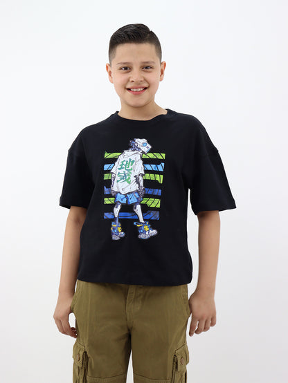 Playera manga corta