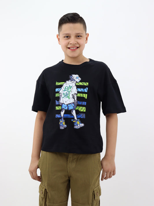 Playera manga corta