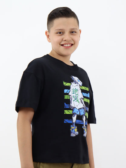 Playera manga corta