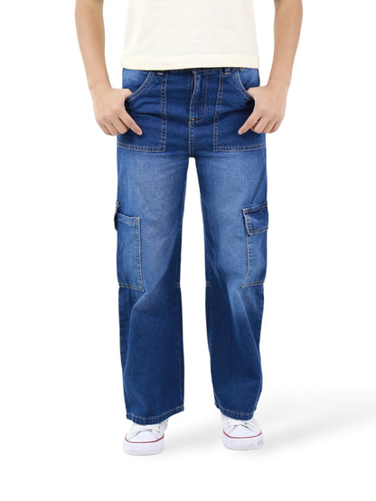 Jeans Wide Leg Cargo