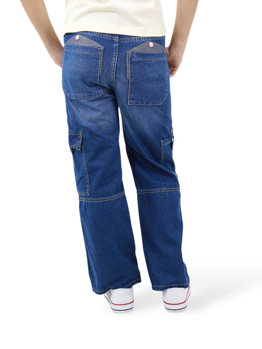 Jeans Wide Leg Cargo