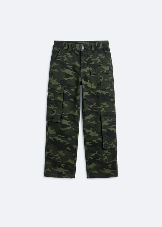 Pantalón Wide Leg Cargo